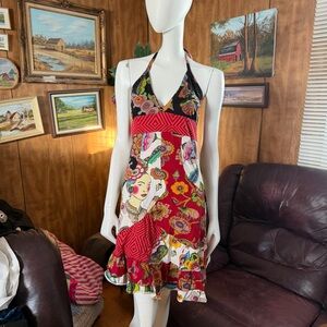 Desigual Floral Halter Dress